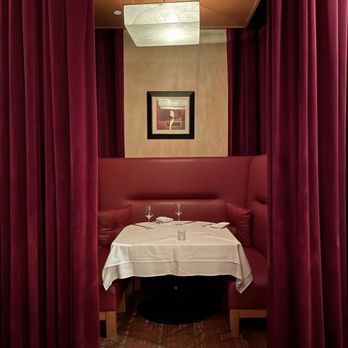 Ciera Steak + Chophouse - Cute private booths with luxe red drapes. So romantic! - Steakhouses Near Me - Stateline, Nevada Ciera Steak + Chophouse - Cute private booths with luxe red drapes. So romantic! - Steakhouses Near Me - Stateline, Nevada