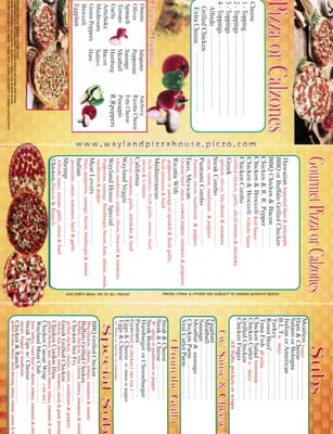 Menu photo 6 Wayland Pizza House Wayland, MA Menu photo 6 Wayland Pizza House Wayland, MA
