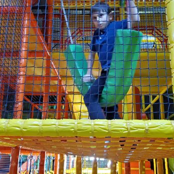 Party Kingdom - He still needs to figure this bungee swing. - Trampoline Parks Near Me - Chino, California Party Kingdom - He still needs to figure this bungee swing. - Trampoline Parks Near Me - Chino, California