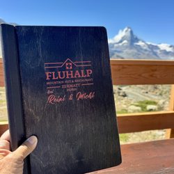 Fluhalp - Menu cover