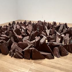 Tate Modern - Red Slate Circle - Richard Long, UK artist