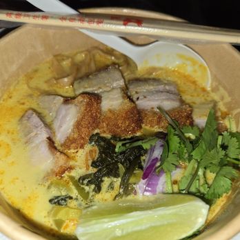 DS Night Market - Got the crispy pork khao soi - Public Markets Near Me - Los Angeles, California DS Night Market - Got the crispy pork khao soi - Public Markets Near Me - Los Angeles, California