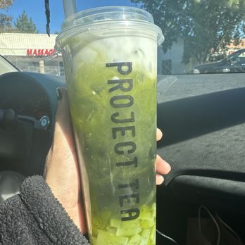 Project Tea - Green tea with lychee - Bubble Tea Near Me - Chico, California
