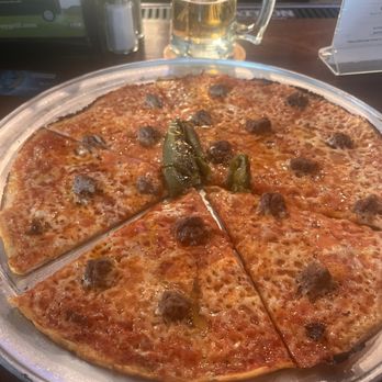 Colony Grill - Meatball and hot oil pizza - Pizza Near Me - Milford, Connecticut
