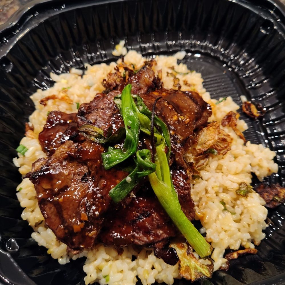 Parc Bistro - Short ribs (skirt steak), rice, and a few shavings of brussel sprouts. - French Near Me - Skippack, Pennsylvania Parc Bistro - Short ribs (skirt steak), rice, and a few shavings of brussel sprouts. - French Near Me - Skippack, Pennsylvania