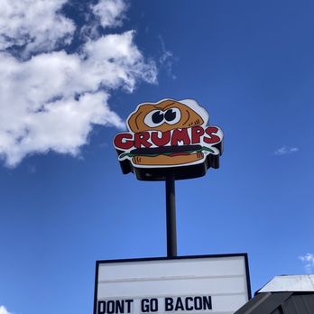 Grumps Burgers - The logo itself is incredible. - Burgers Near Me - Abilene, Texas