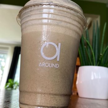 Around Cafe - Black Sesame Latté - Bubble Tea Near Me - Arlington Heights, Illinois