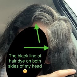 Douglas J Aveda Institute - Look at that color match. It looks just like my natural color, huh?