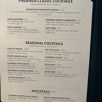 Firebirds Wood Fired Grill - Cocktail menu - American Near Me - Grapevine, Texas Firebirds Wood Fired Grill - Cocktail menu - American Near Me - Grapevine, Texas