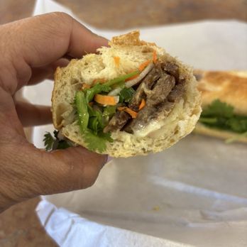 Banh Mi Hue Thai - Inside my delicious banh mi thit nuong. - Bakeries Near Me - Rosemead, California Banh Mi Hue Thai - Inside my delicious banh mi thit nuong. - Bakeries Near Me - Rosemead, California