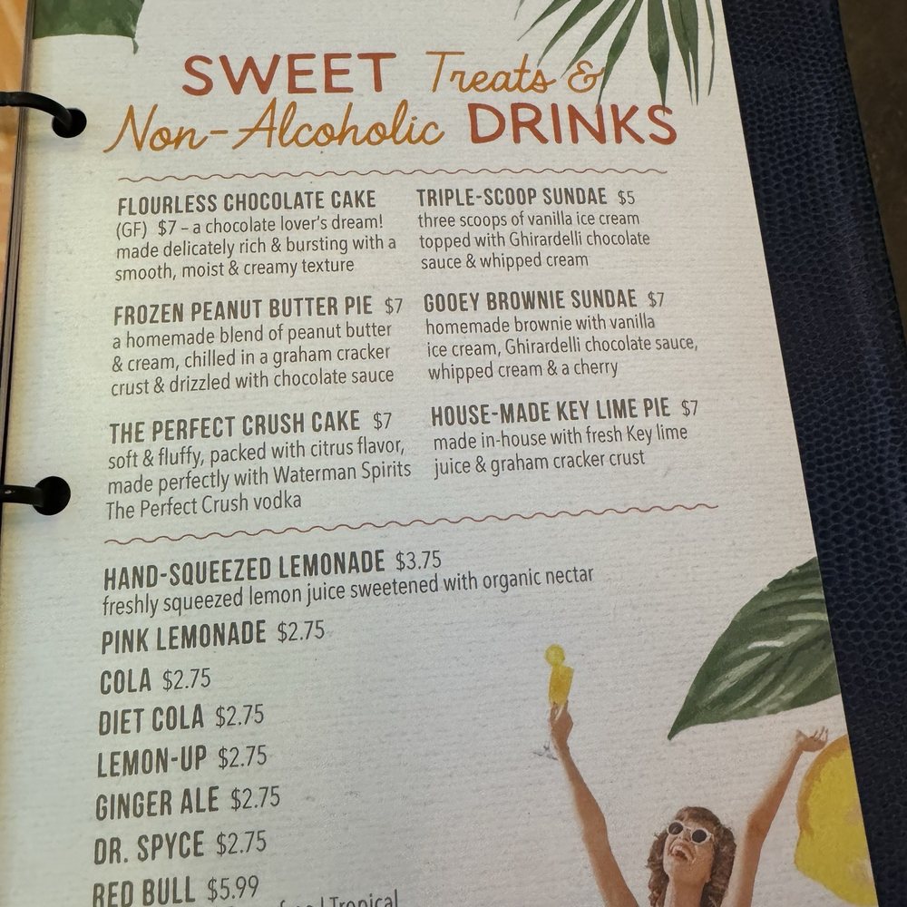 Chix on the Beach - Nonalcoholic drink menu - Seafood Near Me - Virginia Beach, Virginia Chix on the Beach - Nonalcoholic drink menu - Seafood Near Me - Virginia Beach, Virginia