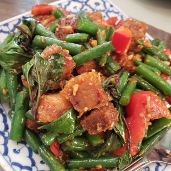 President Thai - Sweet Basil Crispy Pork - Thai Near Me - Pasadena, California President Thai - Sweet Basil Crispy Pork - Thai Near Me - Pasadena, California