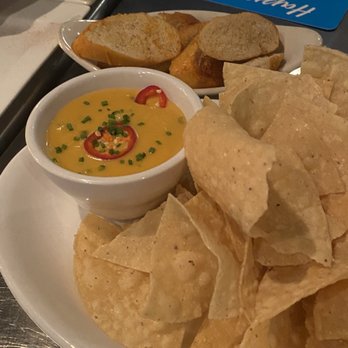 Ludlow & Prime - Local Queso and Chips on happy hour. Tasted like canned cheese - Steakhouses Near Me - Brentwood, Tennessee