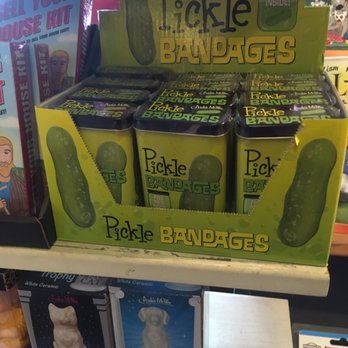 Two Neat - a display of pickle bandages - Cards & Stationery Near Me - Mill Valley, California