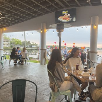 Waterfront Social - Balloons set aloft - Bars Near Me - Crystal River, Florida