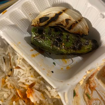 Cafe Istanbul - That's the vegis they serve, 1 jalepeno , and quarter tomato - Cafes Near Me - Beverly Hills, California