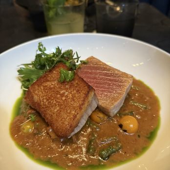 Crawford & Son - Ahi steak tuna - New American Near Me - Raleigh, North Carolina