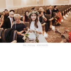 The Simple Petal - Hand-made Flower Girl Succulent Crown