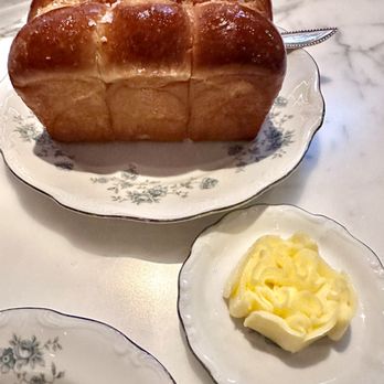 Kato - Fresh baked Japanese milk bread glazed w sea salt. Sweet salted butter. - Taiwanese Near Me - Los Angeles, California Kato - Fresh baked Japanese milk bread glazed w sea salt. Sweet salted butter. - Taiwanese Near Me - Los Angeles, California