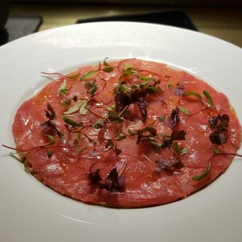 Akira Back - Tuna pizza - Japanese Near Me - Toronto, Ontario