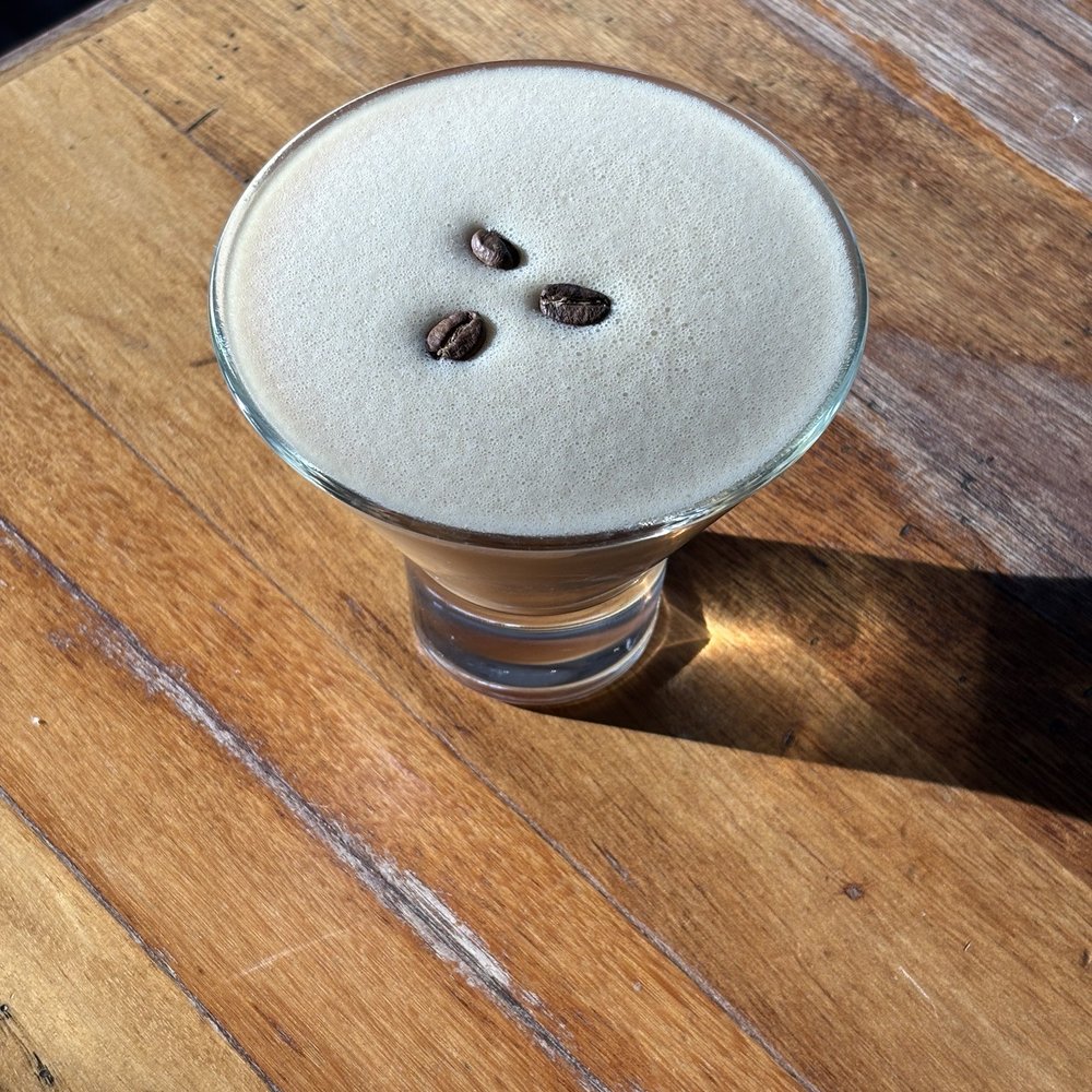 The Library - The Carnegie Coffee - bourbon, house coffee liqueur, espresso, agave, Bailey's float. - Bars Near Me - Vacaville, California The Library - The Carnegie Coffee - bourbon, house coffee liqueur, espresso, agave, Bailey's float. - Bars Near Me - Vacaville, California