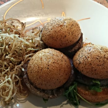 GIADA - Tenderloin sliders with zucchini strings. - Italian Near Me - Las Vegas, Nevada