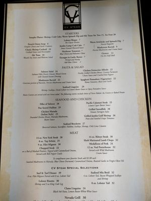 Menu photo 7 C V Steak Minden, NV Menu photo 7 C V Steak Minden, NV