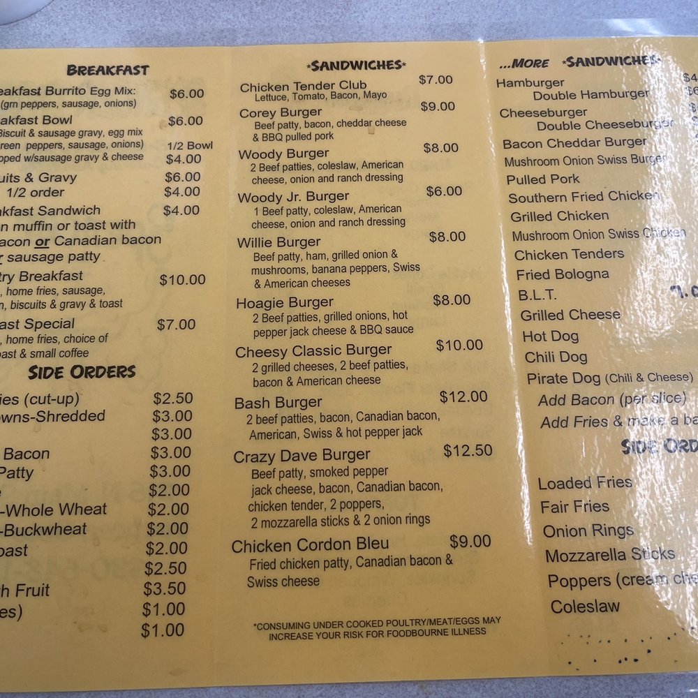 Spencer Twist - Side 2 menu - Diners Near Me - Spencer, Ohio Spencer Twist - Side 2 menu - Diners Near Me - Spencer, Ohio