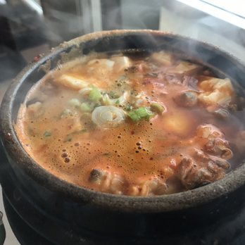 ToBang - Combination tofu soup (extra $3) with family combo - Korean Near Me - Santa Clara, California ToBang - Combination tofu soup (extra $3) with family combo - Korean Near Me - Santa Clara, California