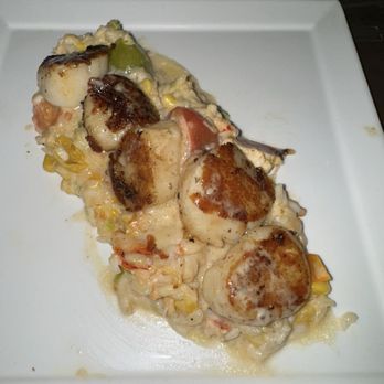 ECHO St. Simons - Seared Diver Scallops w/ Lobster Risotto - Breakfast & Brunch Near Me - St. Simons Island, Georgia