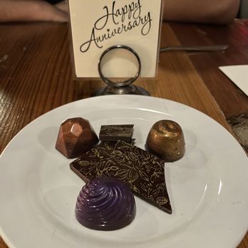 Intero Restaurant - Chocolate Truffles (Peanut Butter and Honey, Salted Caramel, and Earl Grey) - Italian Near Me - Austin, Texas Intero Restaurant - Chocolate Truffles (Peanut Butter and Honey, Salted Caramel, and Earl Grey) - Italian Near Me - Austin, Texas