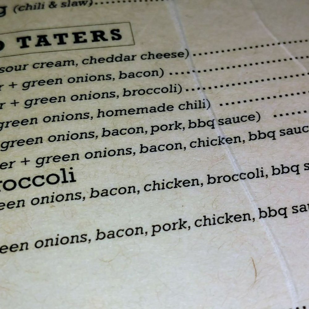 Saw's Juke Joint - Crestline - Tater options - Barbeque Near Me - Birmingham, Alabama Saw's Juke Joint - Crestline - Tater options - Barbeque Near Me - Birmingham, Alabama