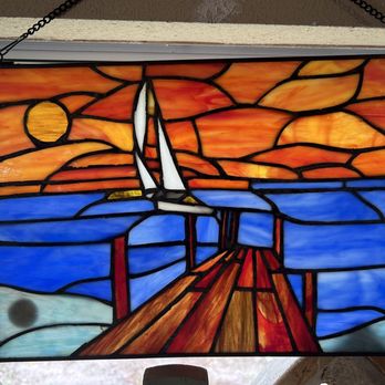 All About Art - Stained Glass Sail Boat - Art Galleries Near Me - Belleview, Florida All About Art - Stained Glass Sail Boat - Art Galleries Near Me - Belleview, Florida