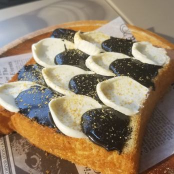 Davelle - Black Sesame & Cream Cheese Toast - Japanese Near Me - New York, New York