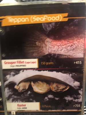 Menu photo 7 Teppanya Clark Freeport Philippines, PAM