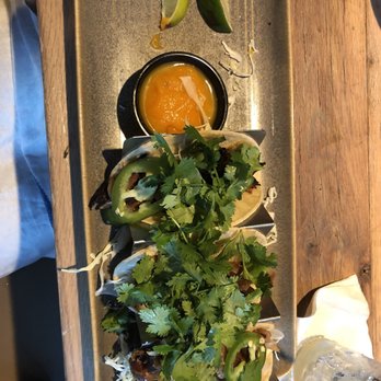 Moku Kitchen - Duck Tacos! Our waitress recommended the salsa on the side - which was awesome because it was quite spicy! - Cocktail Bars Near Me - Honolulu, Hawaii