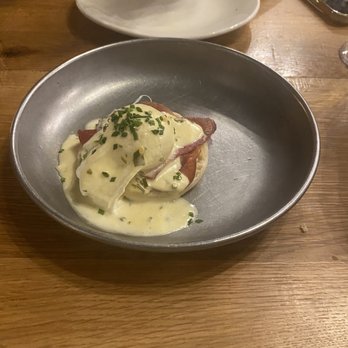 AMBAR Restaurant, Capitol Hill - Beef Prosciutto Benedict - Modern European Near Me - Washington, DC, District of Columbia