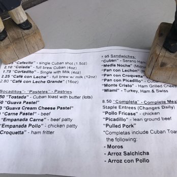 Key West Cuban Cafe - menu - Cuban Near Me - Pompano Beach, Florida