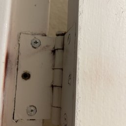 Mold on bathroom door Mold on bathroom door