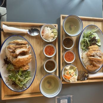 A Ma Chicken Rice - Crispy chicken - Asian Fusion Near Me - Redmond, Washington