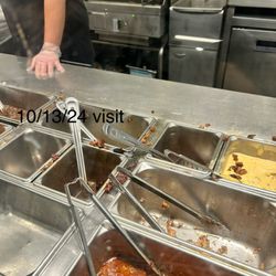 Chipotle Mexican Grill - Most recent visit. Same ongoing issues with lack of cleanliness.
