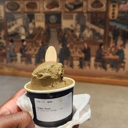 Hojicha ice cream Hojicha ice cream