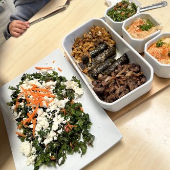 Mamma Khouri's - Kale salad and Meat MEZZA - BOMB.COM DUO - Middle Eastern Near Me - Portland, Oregon Mamma Khouri's - Kale salad and Meat MEZZA - BOMB.COM DUO - Middle Eastern Near Me - Portland, Oregon