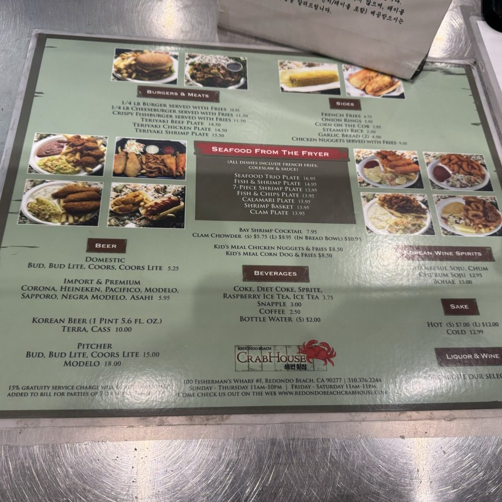 Redondo Beach Crab House - Menu - Seafood Near Me - Redondo Beach, California Redondo Beach Crab House - Menu - Seafood Near Me - Redondo Beach, California