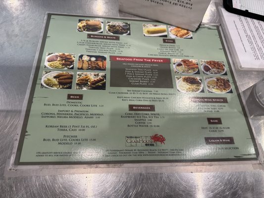 Menu photo 8 Redondo Beach Crab House Redondo Beach, CA Menu photo 8 Redondo Beach Crab House Redondo Beach, CA