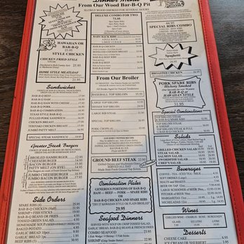 Chris' & Pitt's - Menu 8/26 - Barbeque Near Me - Downey, California