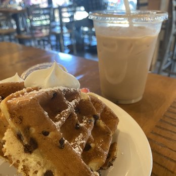 Maple Street Biscuit Company - Concord - Chocolate chip, waffle, and Iced Maple Mocha Latte - Coffee & Tea Near Me - Concord, North Carolina Maple Street Biscuit Company - Concord - Chocolate chip, waffle, and Iced Maple Mocha Latte - Coffee & Tea Near Me - Concord, North Carolina