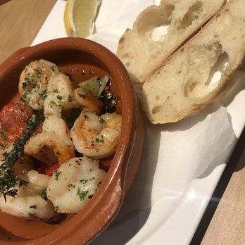 Restaurant Brücken - Shrimp in olive oil appetizer. - German Near Me - Cologne, NW Restaurant Brücken - Shrimp in olive oil appetizer. - German Near Me - Cologne, NW