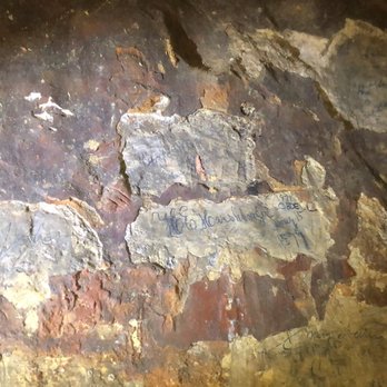 Grand Caverns - Signatures from civil war soldiers. - Historical Tours Near Me - Grottoes, Virginia