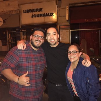 L'Imprimerie - Me and my wife with Minh the owner of L'imprimerie very down to earth and one great host. - Cafes Near Me - Paris, 75 L'Imprimerie - Me and my wife with Minh the owner of L'imprimerie very down to earth and one great host. - Cafes Near Me - Paris, 75